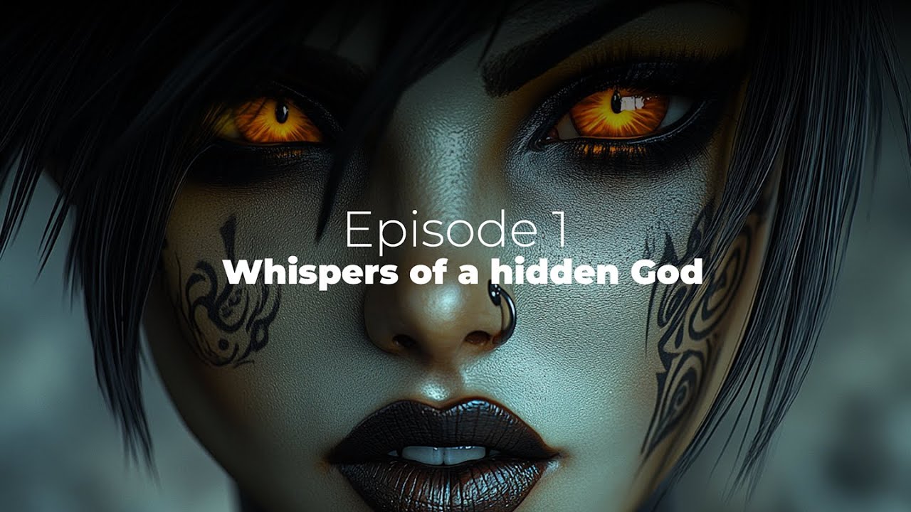 AntigenX Episode 1 artwork featuring a woman with amber eyes and black facial markings